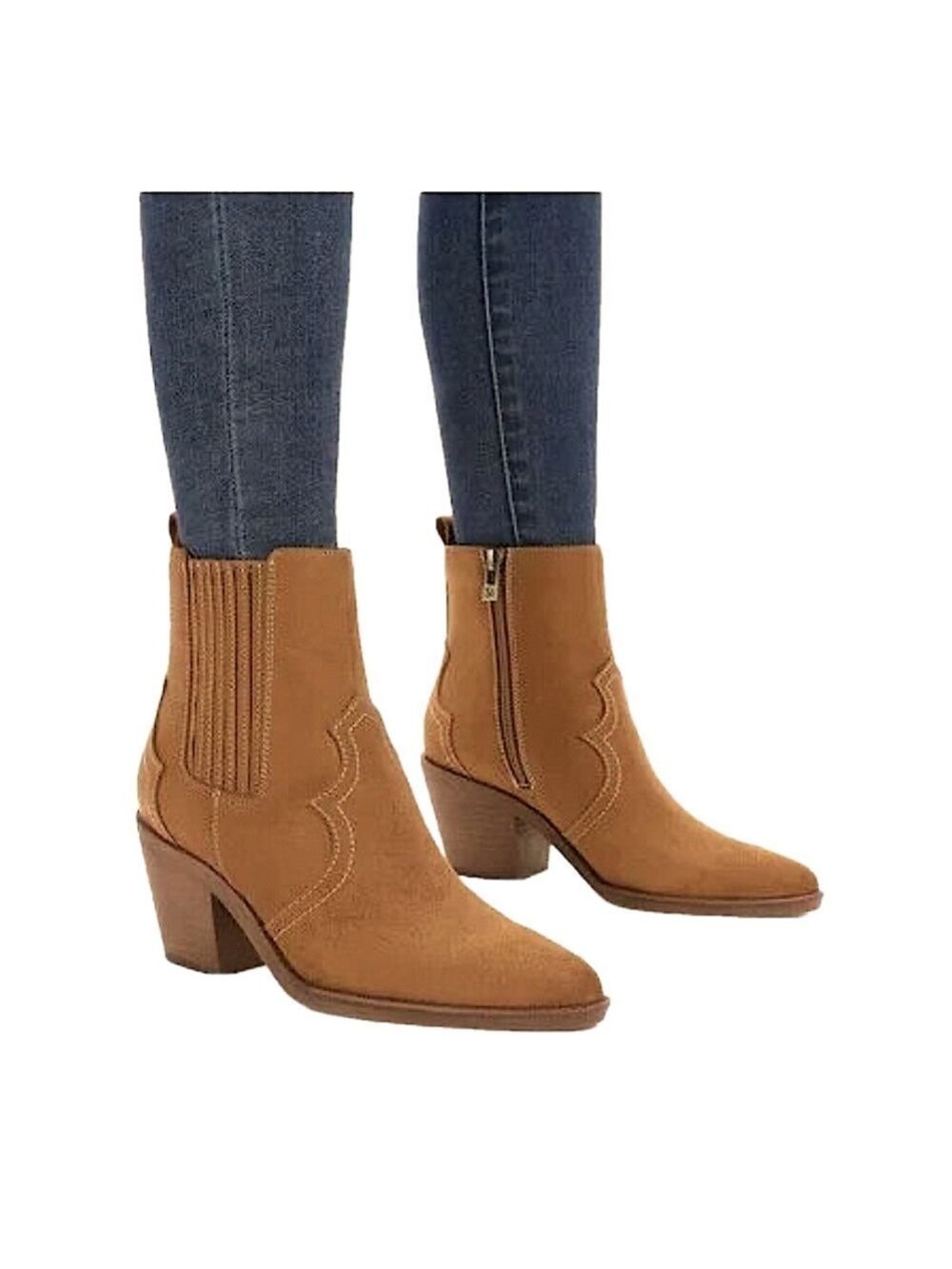 SAM & LIBBY ‘Brighton’ Western Booties